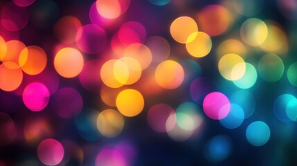 Colorful Bokeh Lights Background (1)