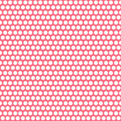 Charming Pink Background – White Polka Dot Patterns and Modern Style


