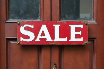 Sale sign board background. Sale sign for product, shop , real estate and property. For design and mock up concept idea