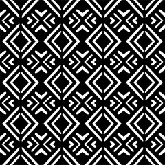 Black and white seamless pattern with abstract shapes. Repeat pattern for fashion,wrapping paper,  textile design, fabrics and home decor,  on wall paper.