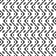 Black and white seamless pattern with abstract shapes. Repeat pattern for fashion,wrapping paper,  textile design, fabrics and home decor,  on wall paper.