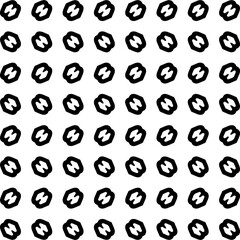 Black and white seamless pattern with abstract shapes. Repeat pattern for fashion,wrapping paper,  textile design,  on wall paper, fabrics and home decor.