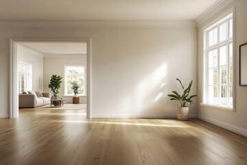 Fototapeta premium Ideal background for interior design projects and concepts.