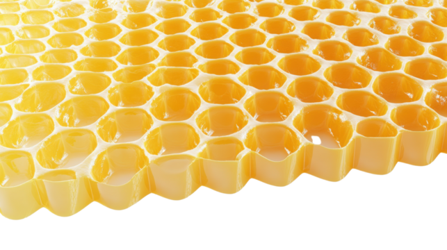 honeycomb isolated on white background