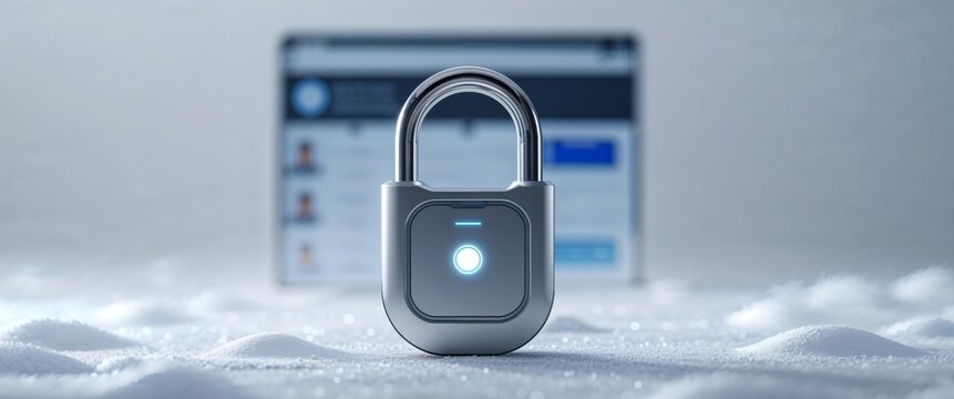 A digital lock securing access to electronic health records