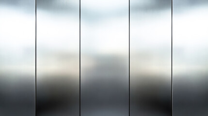 Abstract metallic vertical lines on blurry background
