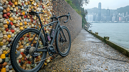 Rainy Hong Kong Bike Path