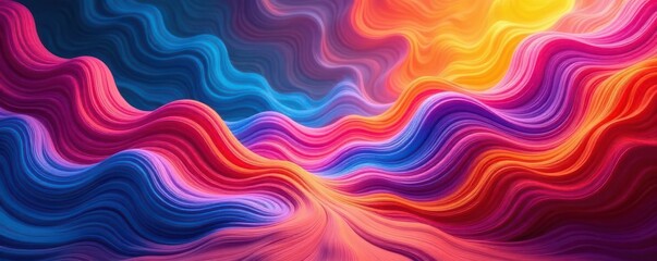 Fototapeta premium Bold, swirling topographic contours form a vibrant abstract composition , style, visual