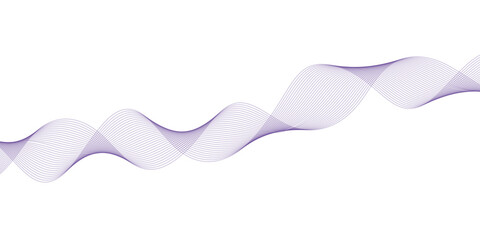 Abstract colorful wave element for design. Digital frequency track equalizer. Stylized line art background. Vector illustration.