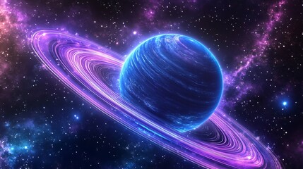 Detailed Celestial Body Illustration