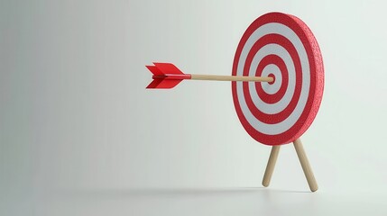 Achieving success through precision visualizing achievement in minimalist environment