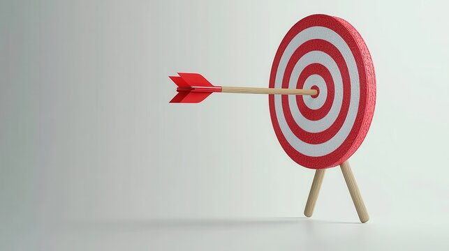 Achieving success through precision visualizing achievement in minimalist environment