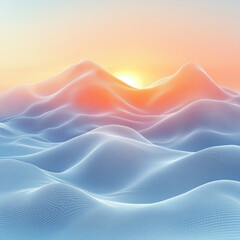 Obraz premium abstract background with waves