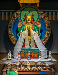 Statue of Maitreya Buddha at the Chhatrapati Shivaji Maharaj Vastu Sangrahalaya (formerly the Prince of Wales Museum of Western India)