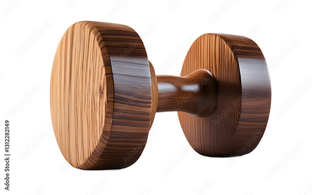 Aufkleber a wooden mallet with a soft striking face, isolated on a empty plain background