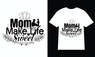 Mothers day t-shirt. typography creative custom Women's Day t shirt design.t shirt design template