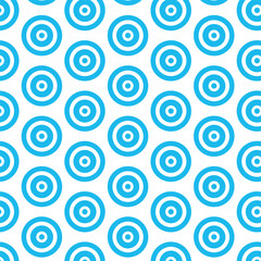 Unique Modern Blue Concentric Circles Pattern
