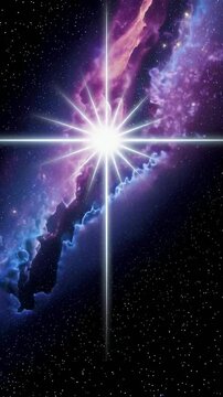 Cosmic explosion unveils radiant nebula in deep space