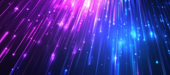 Abstract blue and purple background with curved lines