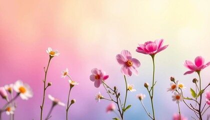 Fototapeta premium pink cosmos flowers