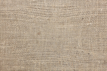 Brown burlap with beautiful canvas texture