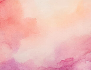 Watercolour hand painting colourful abstract background with paper texture