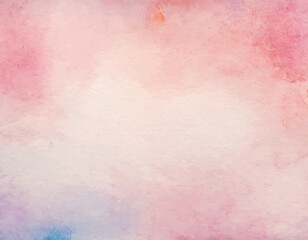 Watercolour hand painting colourful abstract background with paper texture