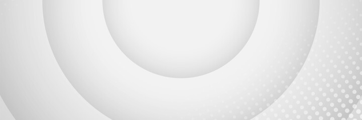 Abstract gray curves, dotted background, digital design, website banner