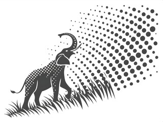Fototapeta premium vector illustration of a zebra