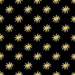 Seamless flowers art on pattern for background and backdrop.