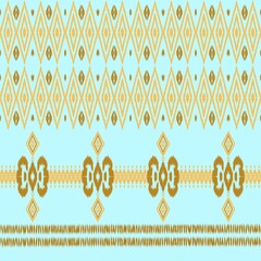 Ikat ethnic traditional seamless pattern on background.
