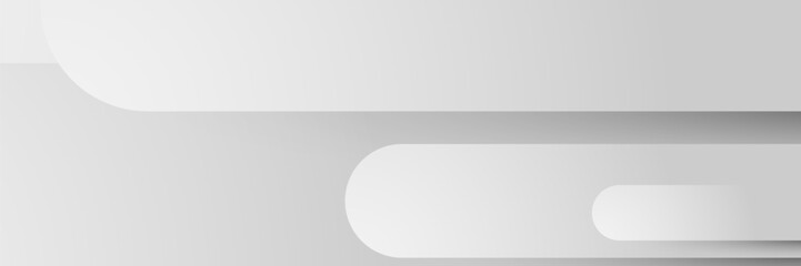 Obraz premium Abstract gray shapes overlap; minimalist background; clean design; website template