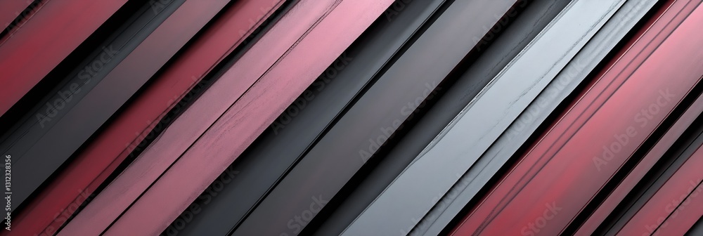 Leinwandbilder abstract colorful diagonal stripes in shades of red black and silver creating a modern artistic back
