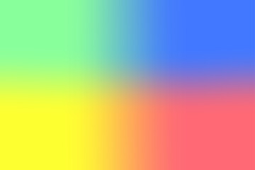 Four bright color gradient mesh background