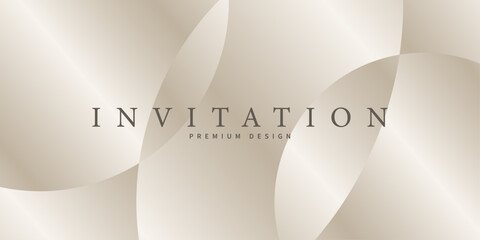 Abstract 3d geometric background with gold gradient for business card, cover design, flyer, social media, luxe invite, prestigious voucher. Minimalist cover template. Modern golden vector illustration