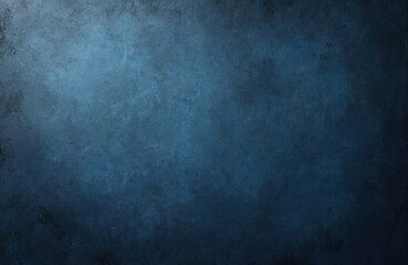 Textured dark blue with grunge. Sophisticated deep backdrop canvas plaster wall. Vintage aged paint, decorative layer, moody ambience surface. Monochrome style, simplicity, minimalist design for