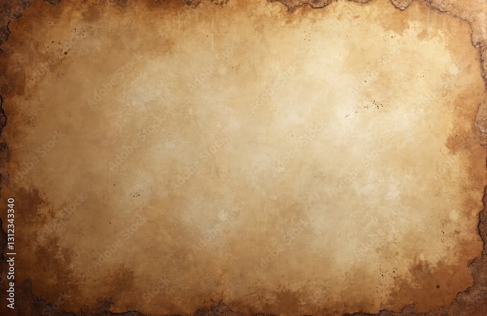 Poster grunge background with liquid coffee color texture. old brown paper material surface. abstract beige