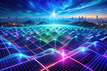 Peak Energy Capacity: Digital Wave Visualization - Aerial Grid Technology