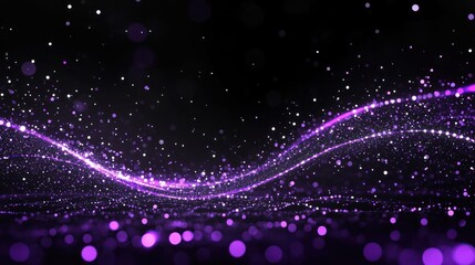 Purple Galaxy: A Serene Abstract Artwork