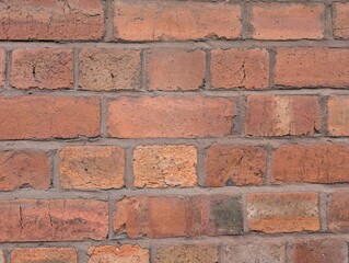 A red brick wall