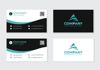 Modern business card template design