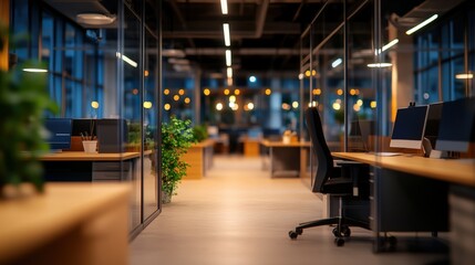 Spacious room featuring a lush green plant in the center creating a harmonious and inviting atmosphere