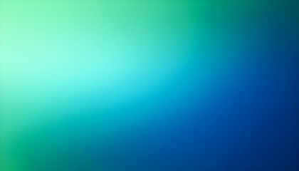 Obraz premium Abstract blurred gradient background fading from green to blue