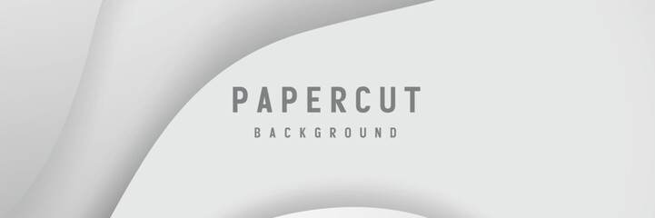 Abstract papercut background design