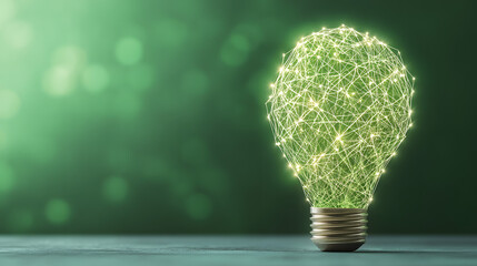 Iconic representation of the ESG concept with green background, emphasizing sustainability, environmental, social, and governance values, perfect for corporate responsibility themes.
