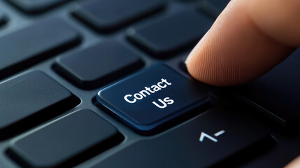 Contact Us Button Digital Communication & Customer Support
