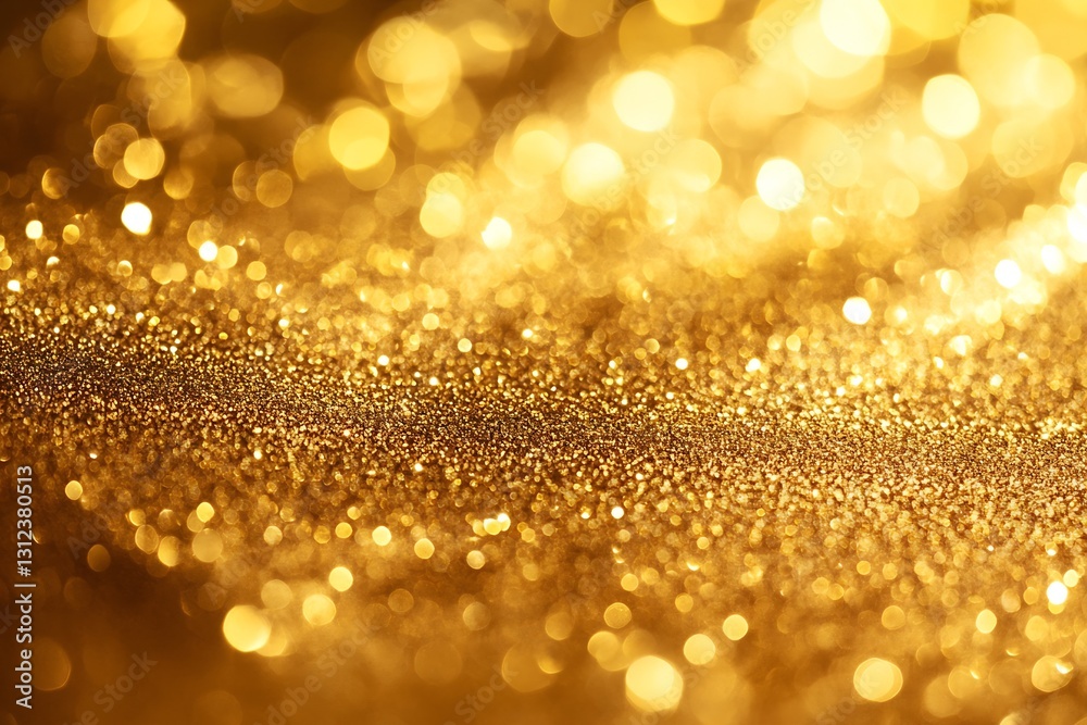 Leinwandbilder shimmering gold glitter background with soft highlights creating a dreamy and luxurious effect for v