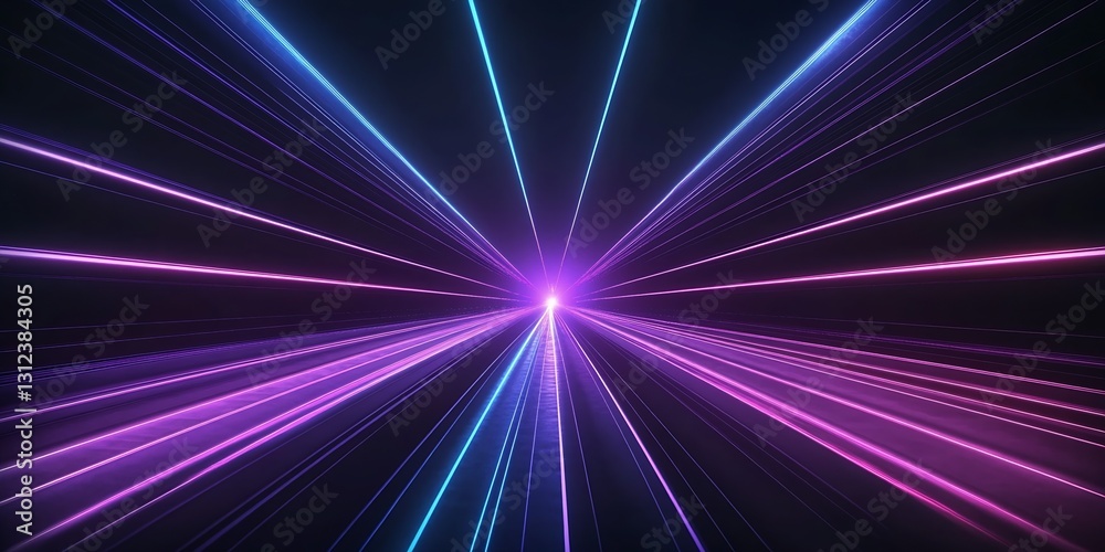 Poster A mesmerizing visual representation of light rays radiating outward in a vibrant colorful blast with a mystical ambiance : Generative AI