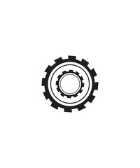 Gear Mechanical Logo design, Auto Gear Logo Engineering Mechanical Tools