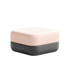 Elegant Two-Tone Square Box Modern Design Minimalist Style